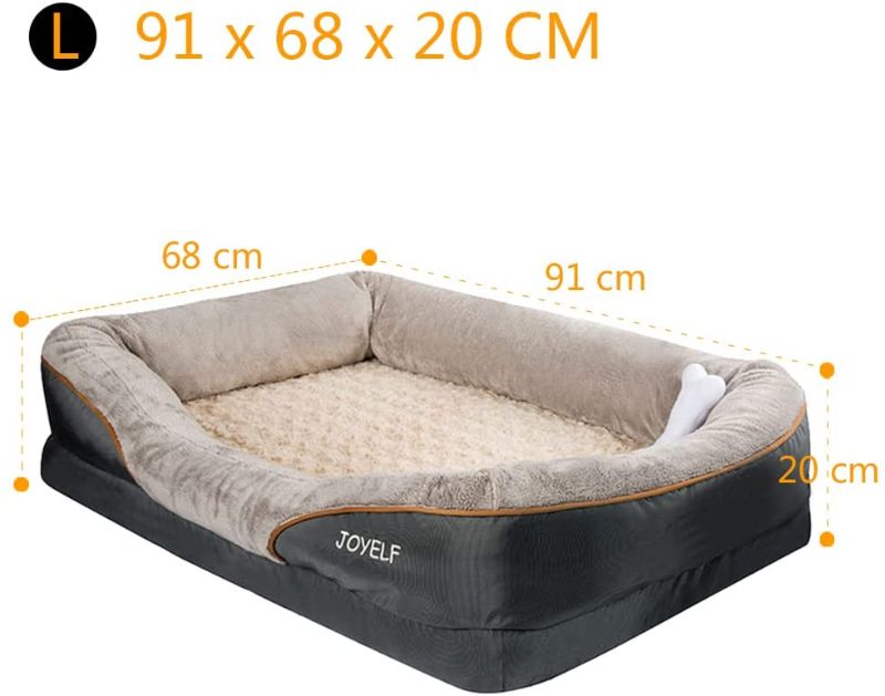 Photo 1 of JOYELF Large Memory Foam Dog Bed,