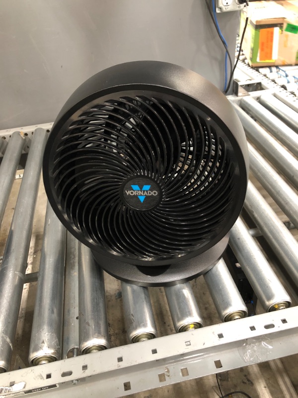 Photo 2 of Vornado 9" Mid-Size Air Circulator Table Fan with 3 Speed Settings, 393 CFM & Adjustable Tilt - Black (633)
