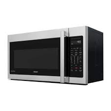 Photo 1 of 1.7 cu. ft. Over the Range Microwave in Stainless Steel with Air Fry, Sensor Cooking, Grill
