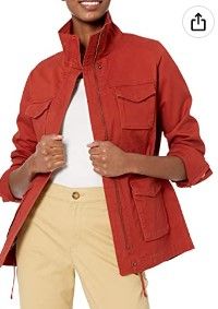 Photo 1 of Amazon Essentials Women's Utility Jacket Size Large 
