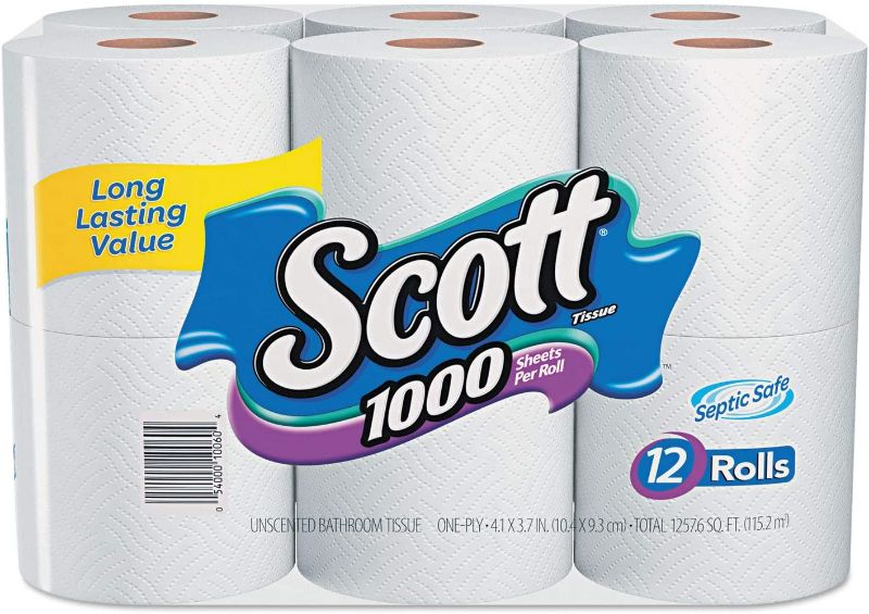 Photo 1 of 12PK Scott Bath Tissue
