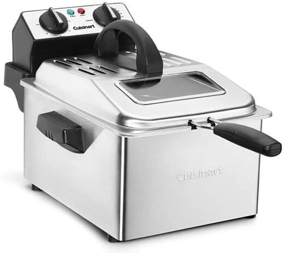 Photo 1 of *DOESN'T POWER ON*- Cuisinart CDF-200P1 Professional Deep Fryer, 1 gallon, Stainless Steel
