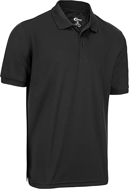 Photo 1 of LARGE Premium Wear Men's High Moisture Wicking Polo T Shirts
