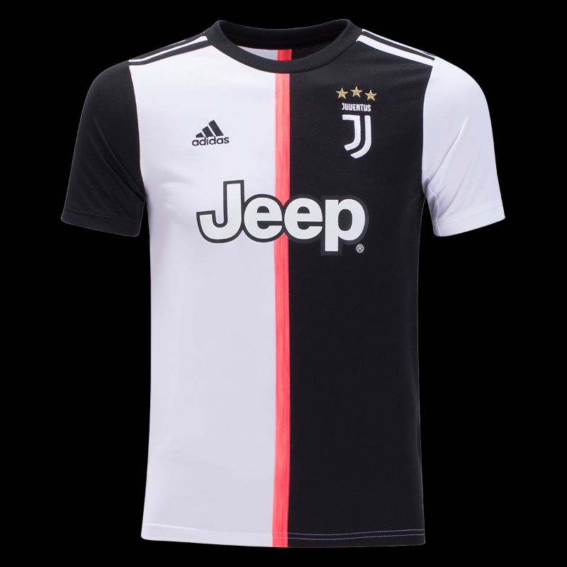 Photo 1 of Adidas Youth Juventus '19 Stadium Home Replica Jersey, Kids, Small, Black
