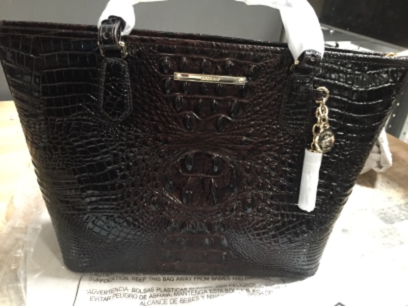 Photo 2 of Brahmin Medium Asher Melbourne Embossed Leather Tote
