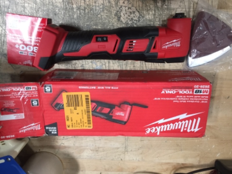 Photo 2 of Milwaukee
M18 18-Volt Lithium-Ion Cordless Oscillating Multi-Tool (Tool-Only)