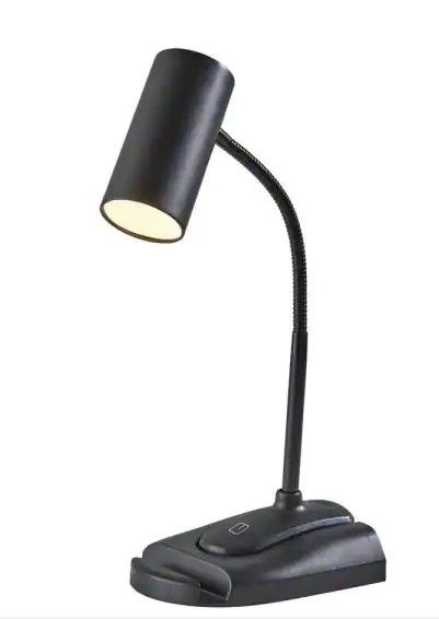 Photo 1 of Adesso
21 in. Black LED Desk/Clip Lamp