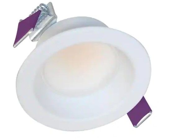 Photo 1 of Halo
LCR2 2 in. Soft White Selectable CCT Integrated LED Recessed Light with Surface Mount White Trim Retrofit Module