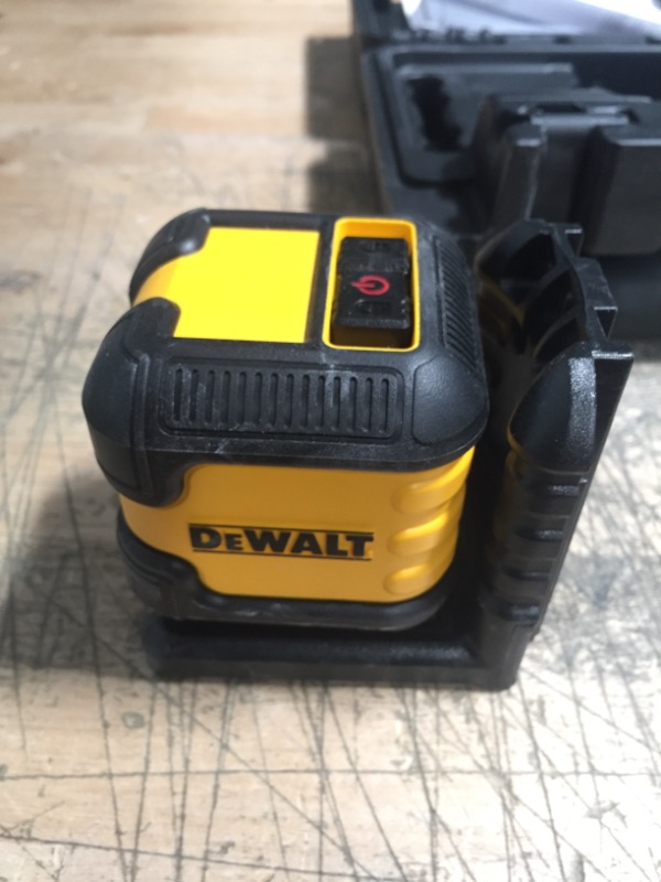 Photo 3 of DEWALT
40 ft. Red Self-Leveling Cross Line Laser Level with (2) AA Batteries & Case
