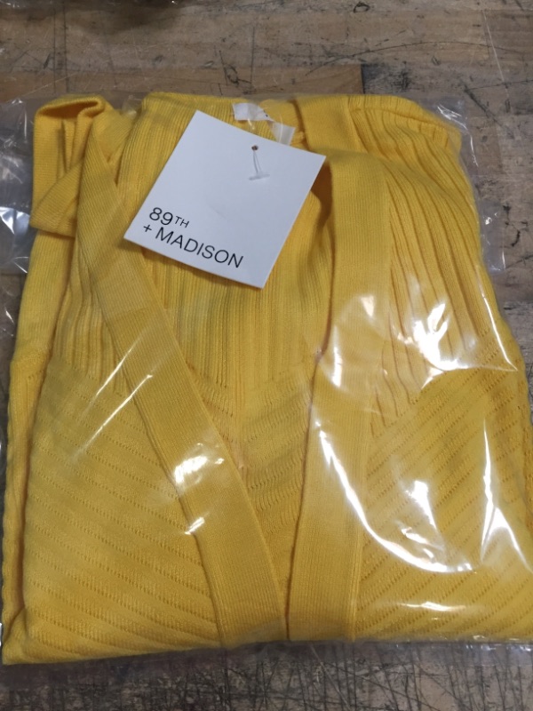 Photo 2 of 89th & Madison Yellow cardigan Size S