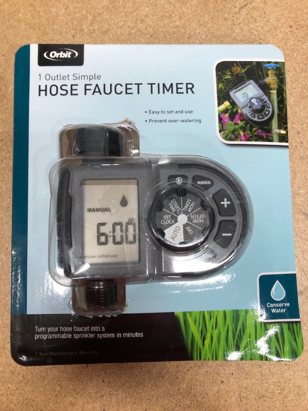 Photo 2 of 1-Outlet Hose Faucet Timer
