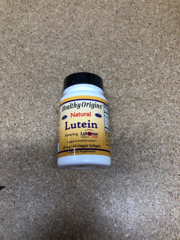 Photo 2 of ***NON-REFUNDABLE**
EXP 7/22
Healthy Origins Lutein Lutemax 2020 Supplement, 20 mg, 60 Count
