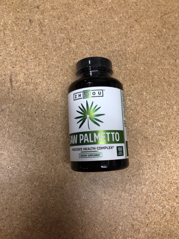 Photo 2 of **NON-REFUNDABLE**
BEST BY 7/22
ZHOU NUTRITION Saw Palmetto Prostate Health Complex, 100 CT
