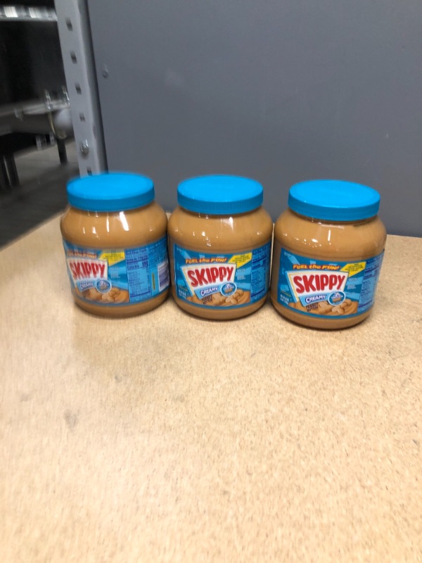 Photo 2 of ***non-refundable**
best by 5/22/22
3 Skippy Creamy Peanut Butter, 64 Ounce
