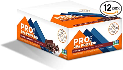 Photo 1 of **EXPIRES FEB2023**PROBAR - Base Protein Bar, Chocolate Bliss, Non-GMO, Gluten-Free, Healthy, Plant-Based Whole Food Ingredients, Natural Energy (12 Count)
