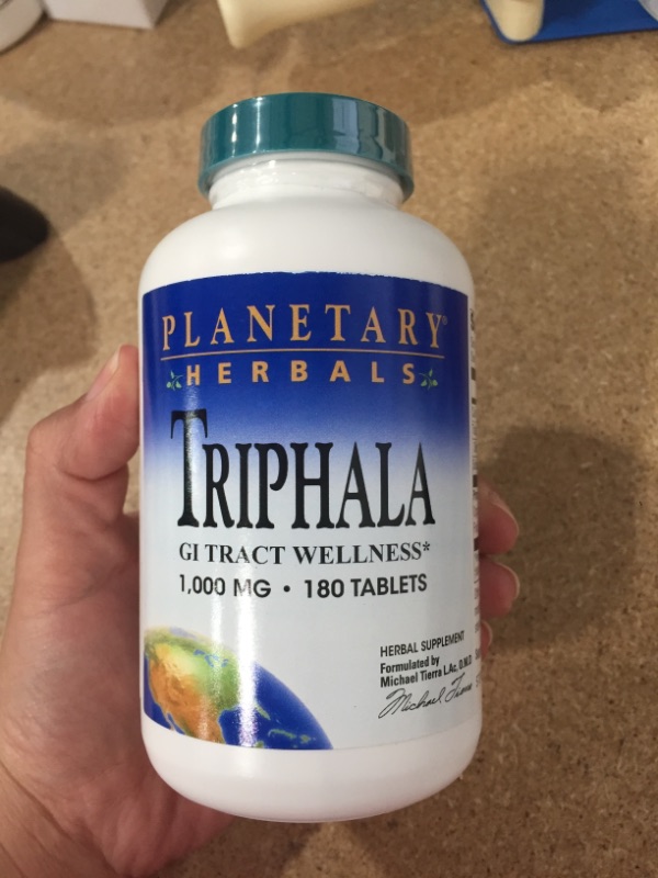 Photo 3 of **EXPIRES MARCH2025** Planetary Herbals Triphala Traditional Ayurvedic Purifier, 1000 mg, 180 Tablets
