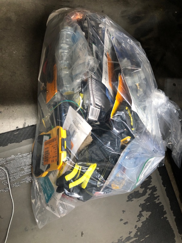 Photo 1 of ** HOMEDEPOT BUNDLE OF HOME GOODS AND HARDWARE AND GLOVES **  *** NON-REFUNDABLE***   *** SOLD AS IS**