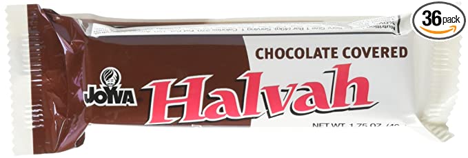 Photo 1 of ** EXP: NO PRINTED EXP DATE***  ** NON-REFUNDABLE***   ** SOLD AS IS***
Joyva Chocolate Covered Halvah Bars, 1.75 Ounce,(36 count)
