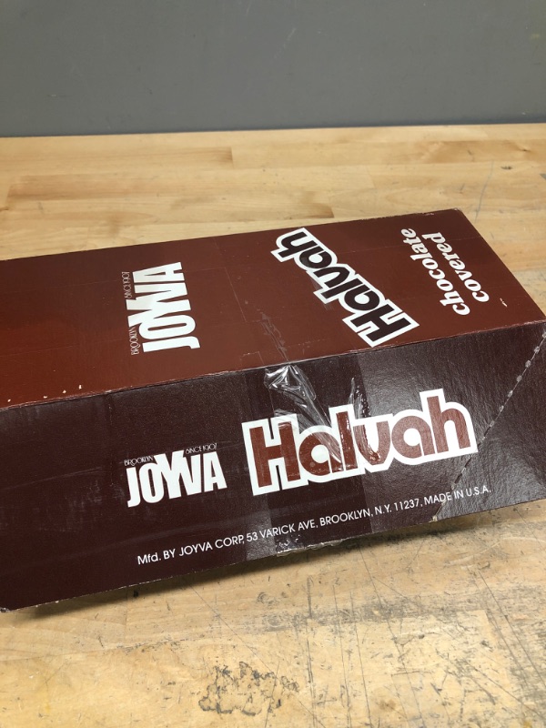 Photo 2 of ** EXP: NO PRINTED EXP DATE***  ** NON-REFUNDABLE***   ** SOLD AS IS***
Joyva Chocolate Covered Halvah Bars, 1.75 Ounce,(36 count)
