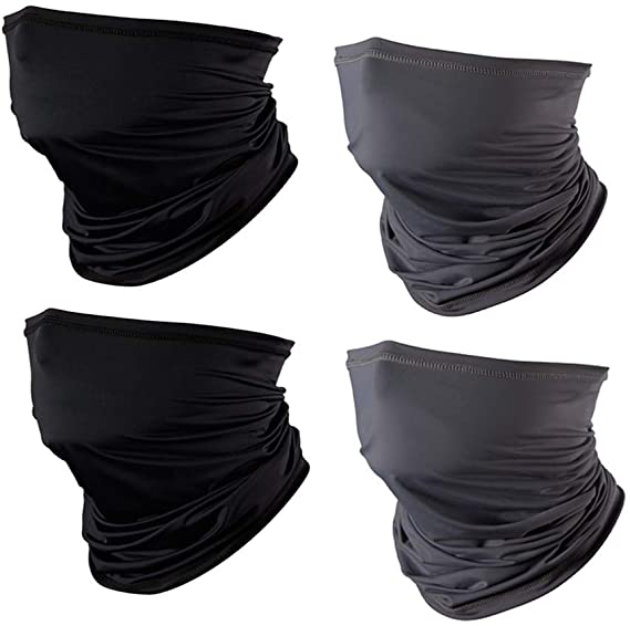 Photo 1 of ** SETS OF 3**
4 Pack Neck Gaiters, Cooling Neck Gaiter Scarf Dust UV Breathable Bandana, Neck Gaiters for Men Women Summer Cycling Hiking.
