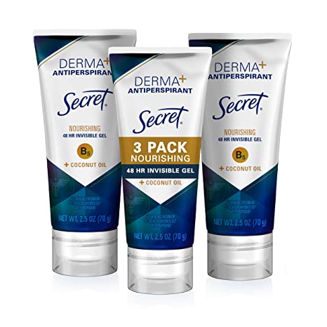 Photo 1 of ** EXP: NO EXP PRINTED ***   *** NON-REFUNDABLE***   *** SOLD AS IS***
Secret Derma+ Invisible Gel Antiperspirant and Deodorant, 2.5 Oz, Pack Of 3
