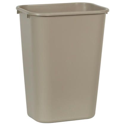 Photo 1 of 10.25 Gal. Rectangular Trash Can
