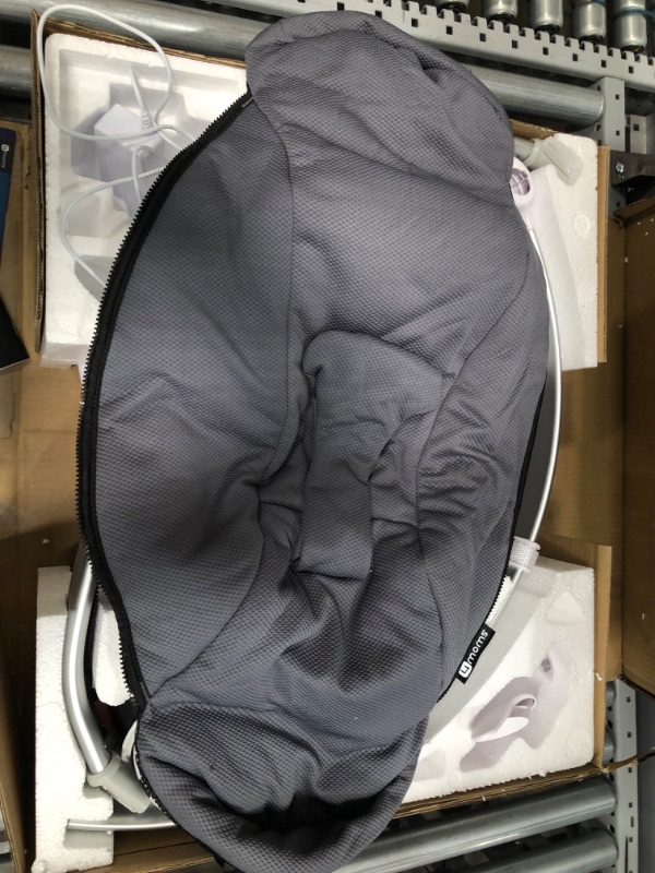 Photo 4 of ***PARTS ONLY*** 4moms mamaRoo 4 Multi-Motion Baby Swing, Bluetooth Baby Rocker with 5 Unique Motions, Nylon Fabric, Black
