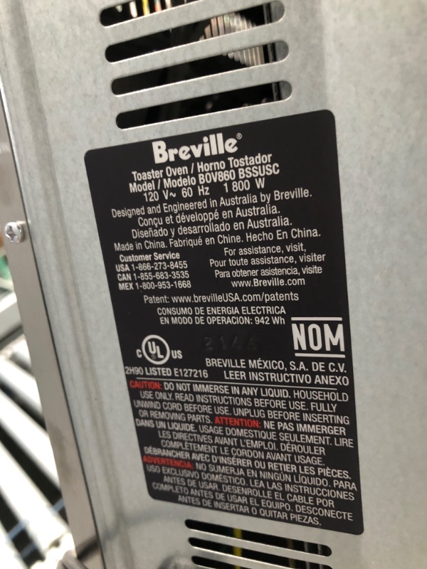 Photo 5 of the Breville Smart Oven Air Fryer - Brushed Stainless Steel
