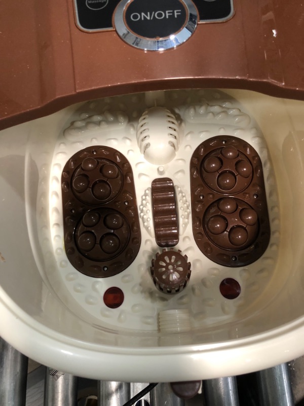 Photo 1 of Shiatsu Portable Heated Electric Foot Spa Bath Roller Motorized Massager

