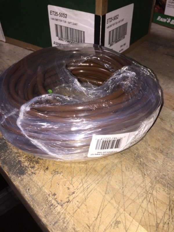 Photo 1 of 1/4 in. x 50 ft. Emitter Tubing 12 in. Spacing