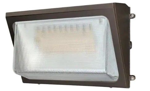 Photo 1 of 
Lumark 250-Watt Equivalent Integrated LED Bronze Outdoor Medium Wall Pack Light Selectable Lumens and CCT, Dusk to