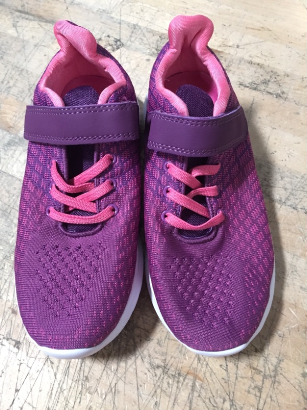 Photo 2 of Ally Belly Kids Sneakers Tennis Shoes Running Lightweight Athletic Walking Shoes for Girls Purple Size 3