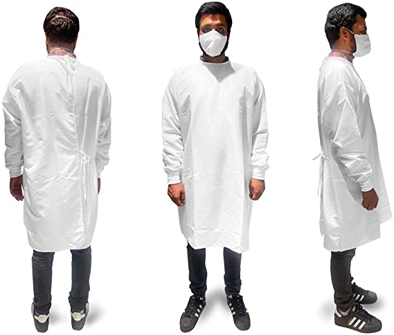 Photo 1 of Banu Isolation Gown 80 Washes Per Gown for Healthcare – Protective Anti-Fluid Fabric