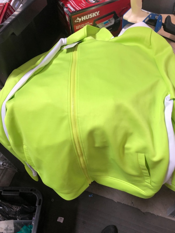 Photo 1 of Rebel Minds track jacket- lime 3xl