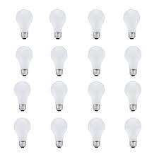 Photo 1 of 16 Pack EcoSmart Eco 100W (uses 72W) Incandescent A19 Soft White Light Bulbs (T3
