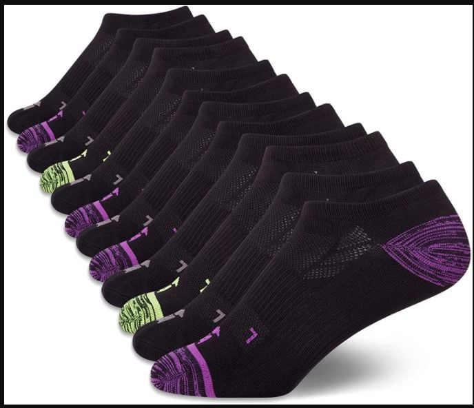 Photo 1 of AVIA WOMEN'S LIGHTWEIGHT NO SHOW SOCK 10PACK
SIZE:4-9