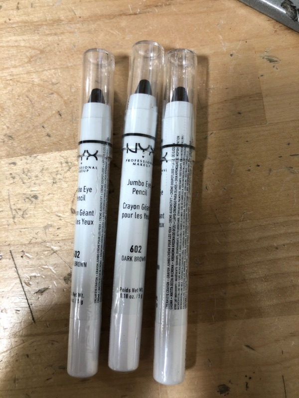 Photo 2 of ** SETS OF 3**
NYX PROFESSIONAL MAKEUP Jumbo Eye Pencil, Eyeshadow & Eyeliner Pencil - Dark Brown
