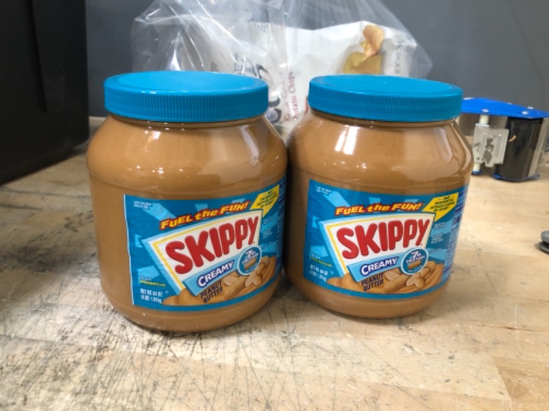 Photo 1 of ** MAY 22 22**  ** NON-REFUNDABLE**  ** SOLD AS IS**
** SET SOF 2**
Skippy Creamy Peanut Butter, 64 Ounce
