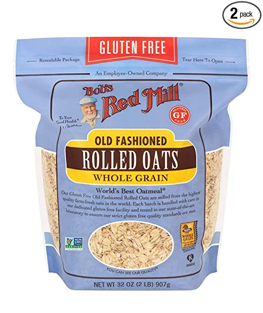 Photo 1 of ** EXP: 09 JUN 22**  ** NON-REFUNDABLE***  ** SOLD AS IS**
Bob's Red Mill Gluten Free Old Fashion Rolled Oats, 32oz 2 Pack
