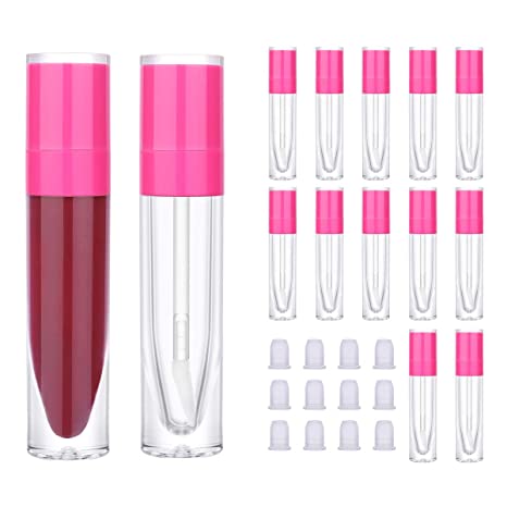 Photo 1 of 12Pcs Lip Gloss Tubes with Wand, CAIYA 6.4ml Empty Lip Balm Containers Refillable Lipstick Tubes Lip Glaze Tubes Clear Lip Gloss Bulk with Rubber Stoppers for DIY Lip Gloss Sample (Rose Red)
SIZE: L
