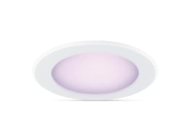 Photo 1 of 
Philips
Color and Tunable White 5/6 in. LED 65W Equivalent Dimmable Smart Wi-Fi Wiz Connected Recessed Downlight Kit