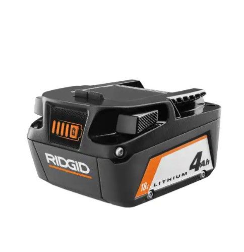 Photo 1 of 
RIDGID
18V Lithium-Ion 4.0 Ah Battery