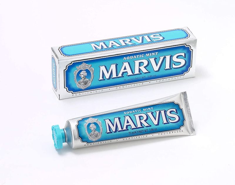 Photo 1 of 
Marvis Aquatic Mint Toothpaste
Size:3.8 Ounce (Pack of 2)