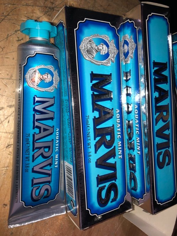 Photo 2 of 
Marvis Aquatic Mint Toothpaste
Size:3.8 Ounce (Pack of 2)