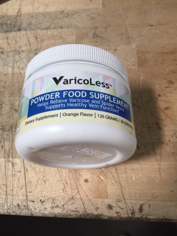 Photo 1 of ** EXP 07/2023** ** NON-REFUNDABLE** ** SOLD AS IS**
VaricoLess Vein Support Powder Food Supplement - Varicose and Spider Vein Formula (30 Servings) Orange Flavor