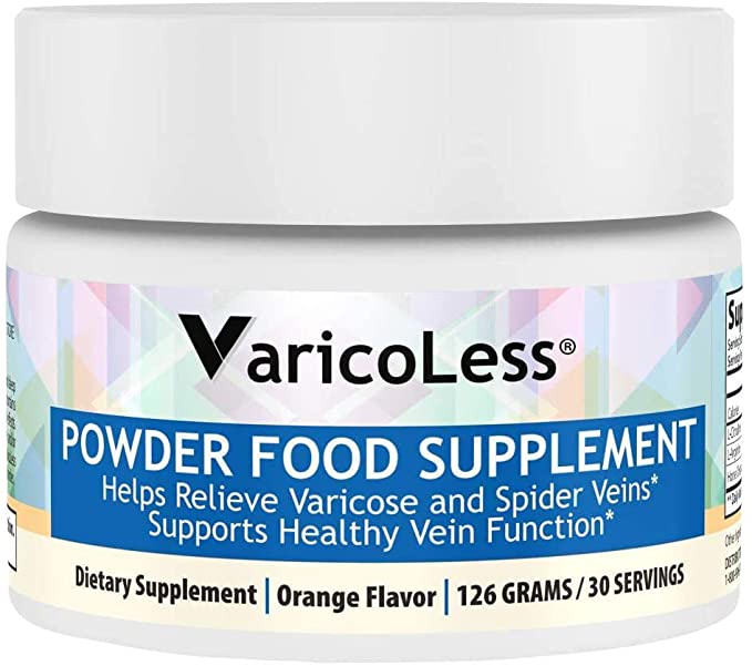 Photo 1 of ** EXP 07/2023** ** NON-REFUNDABLE** ** SOLD AS IS**
VaricoLess Vein Support Powder Food Supplement - Varicose and Spider Vein Formula (30 Servings) Orange Flavor