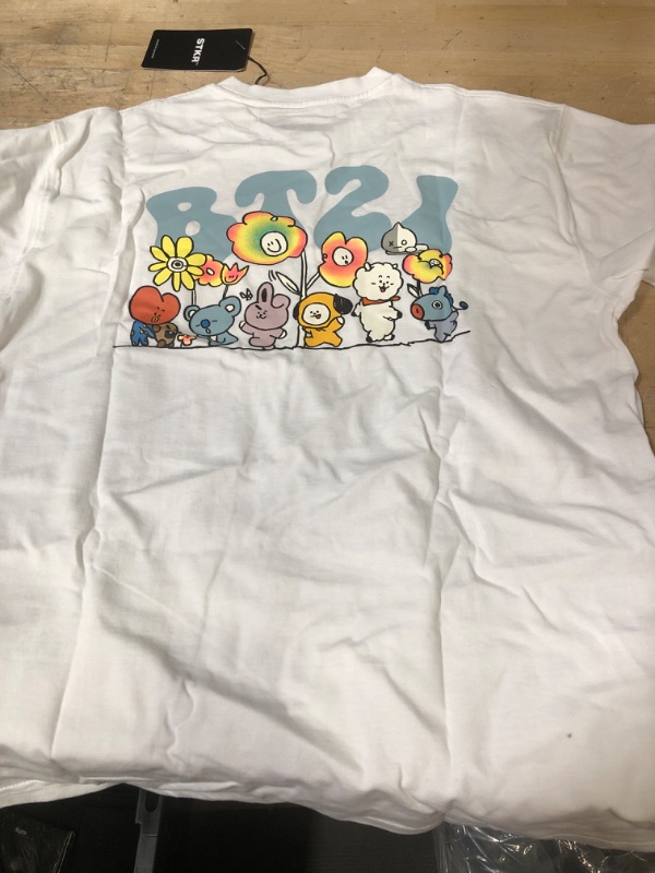 Photo 1 of BT21 BTS Kpop Unisex Cotton Crew Neck Short Sleeves Tee Shirt
SIZE: M