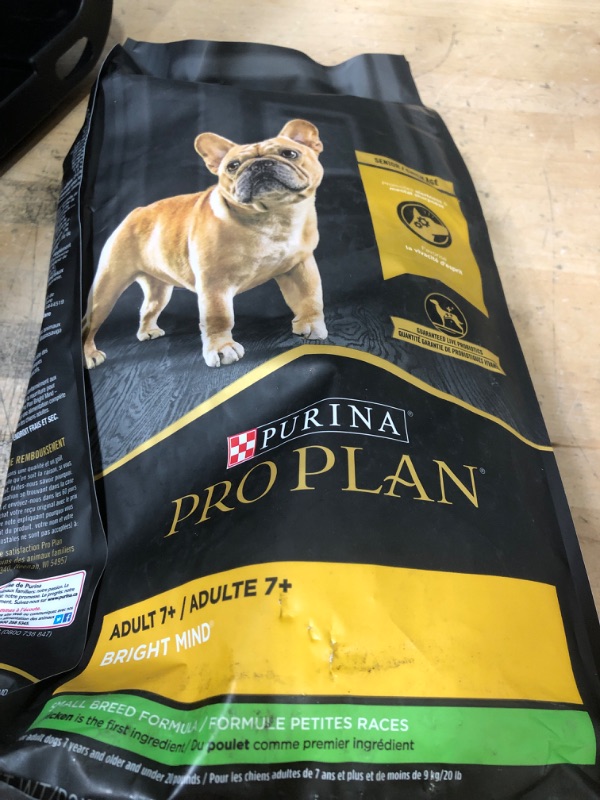 Photo 3 of ** EXP: JUL 2023  **    *** NON-REFUNDABLE***    ** SOLD AS IS****
Purina Pro Plan Senior 7+ Brain Support, High Protein Senior Dry Dog Food & Wet Dog Food (Packaging May Vary)
