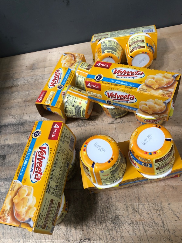 Photo 3 of ** EXP: 21 JUN 2022**  **  NON-REFUNDABLE***   *** SOLD AS IS***   *** SETS OF 5***
Velveeta Shells & Cheese Microwavable Shell Pasta & Cheese Sauce with 2% Milk Cheese (4 ct Pack, 2.19 oz Cups)
