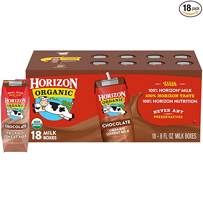 Photo 1 of ** EXP: 22 DEC 2022**   *** NON-REFUNDABLE***    *** SOLD AS IS**
Horizon Organic Shelf-Stable 1% Low Fat Milk Boxes, Chocolate, 8 oz., 18 Pack
